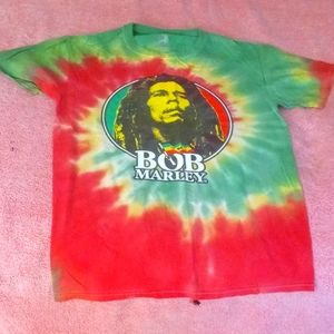 Bob Marley Tye Dye Tee Shirt